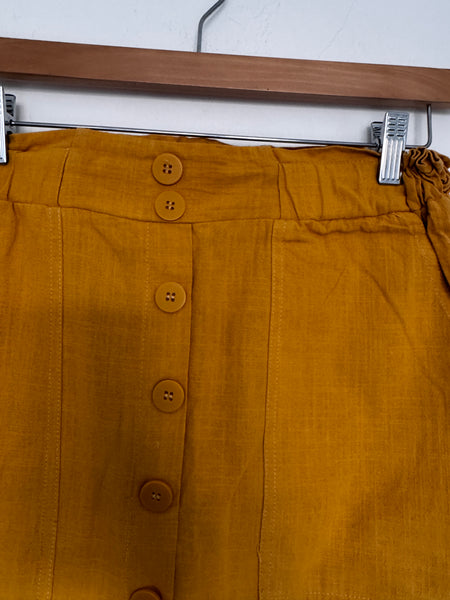 Yellow mustard skirt - Size 34