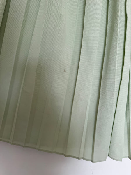 Green pleat skirt - Size 34