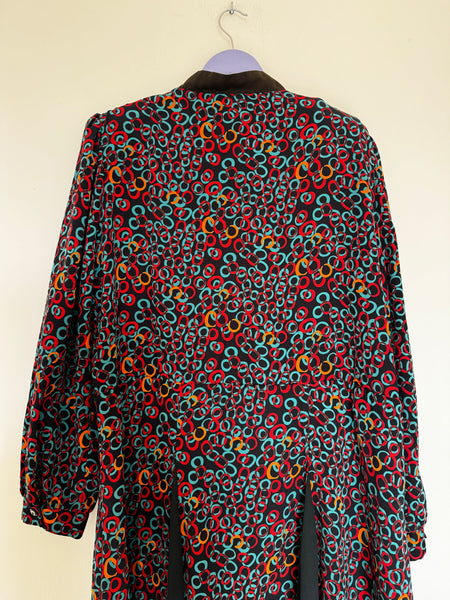 Black vintage dress - Size XL
