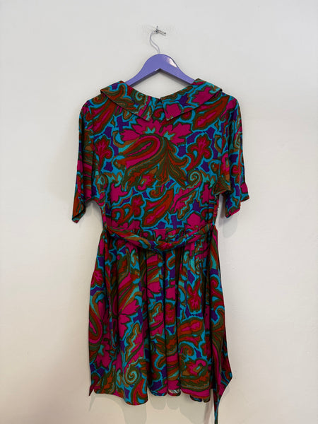Colour vintage dress - Size Medium