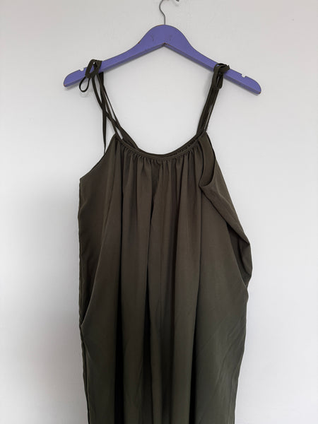 Khaki bubble jump suit - Size S-L