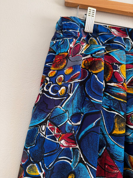 Blue vintage skirt - Size 16