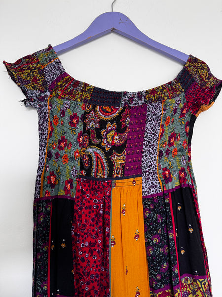 Paisley patch dress - Size M/L