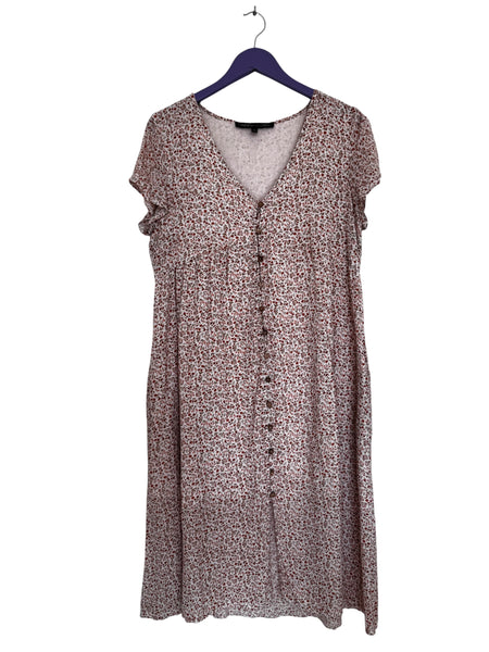 Cream floral dress - Size 12