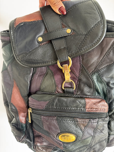 Névé Patch leather bag