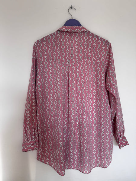 Pink chain blouse - Size XL