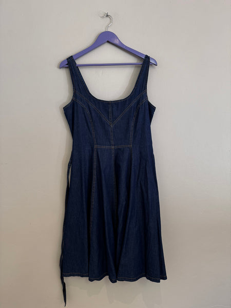 Denim A-line dress - Size 32