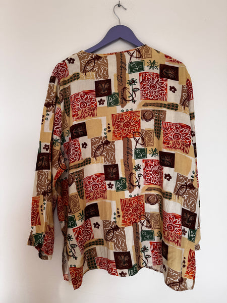 Viscose autumn blouse - Size 20