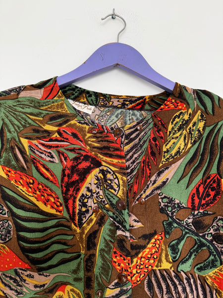 Vintage viscose top - Size XXL