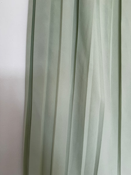 Green pleat skirt - Size 34