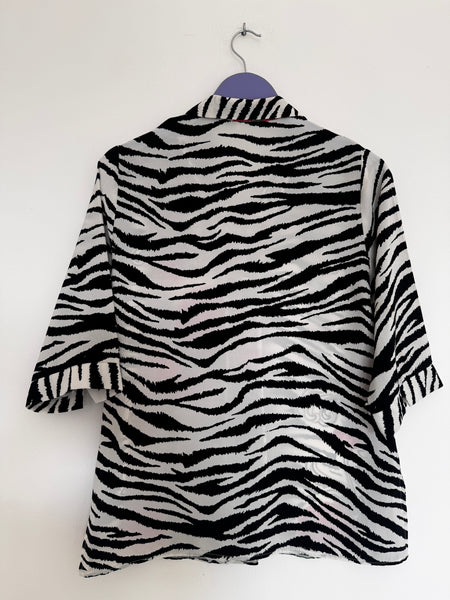 Zebra vintage top - Size Medium