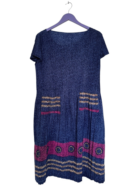 Blue vintage dress- Size XL