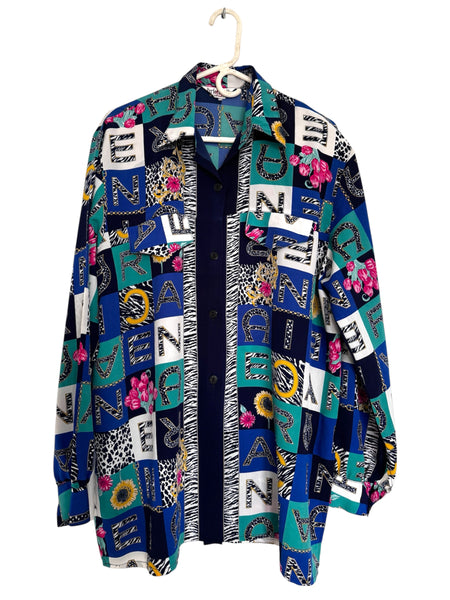 Blue vintage shirt - Size XL