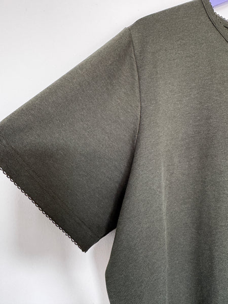 Dark olive top - Size XXXL