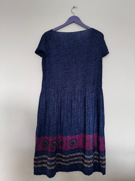 Blue vintage dress- Size XL