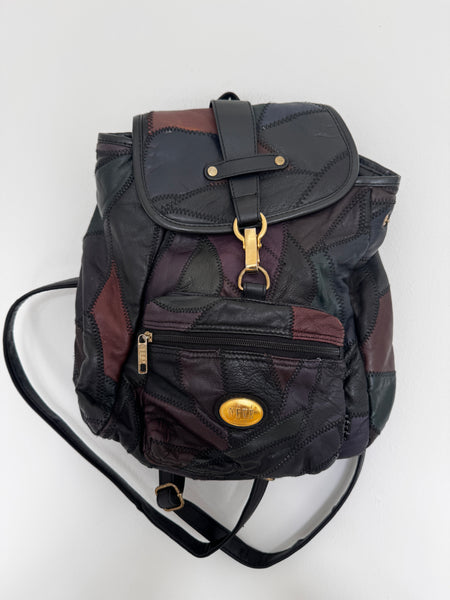 Névé Patch leather bag