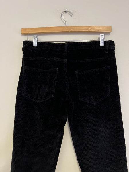 Black corduroy jeans - Size 34