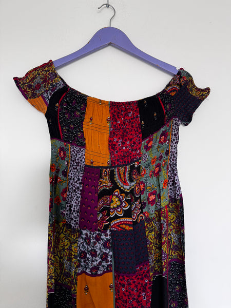 Paisley patch dress - Size M/L