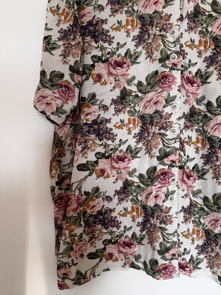 White rose shirt - Size 40