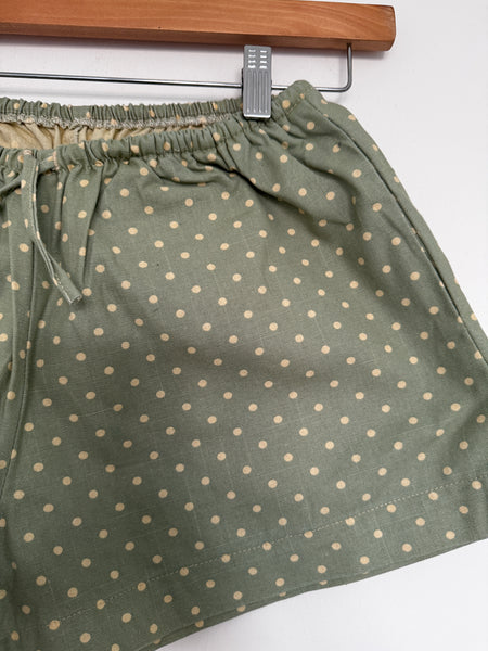 Sage polka shorts - Size 30
