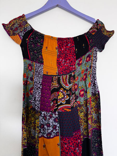 Paisley patch dress - Size M/L