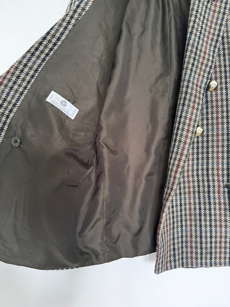 Brown check blazer - Size Medium