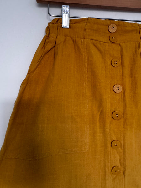 Yellow mustard skirt - Size 34