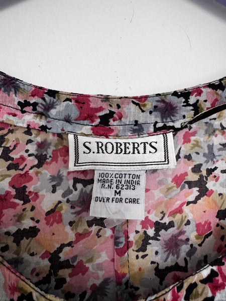 Floral cotton dress - Size Medium