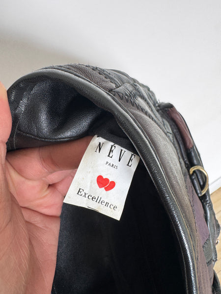 Névé Patch leather bag