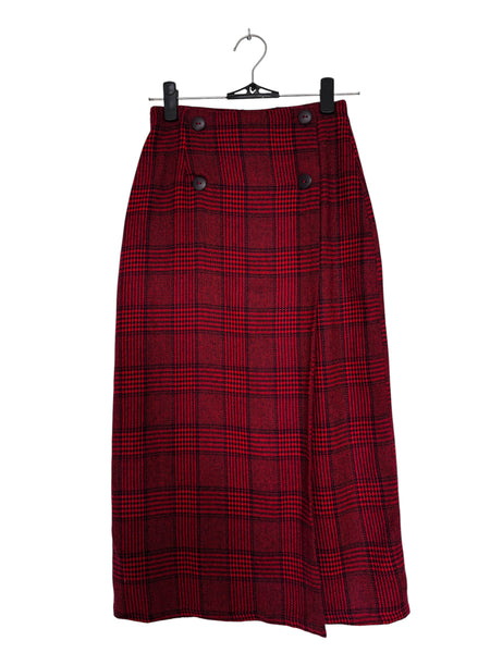 Red wrap skirt - Size 32