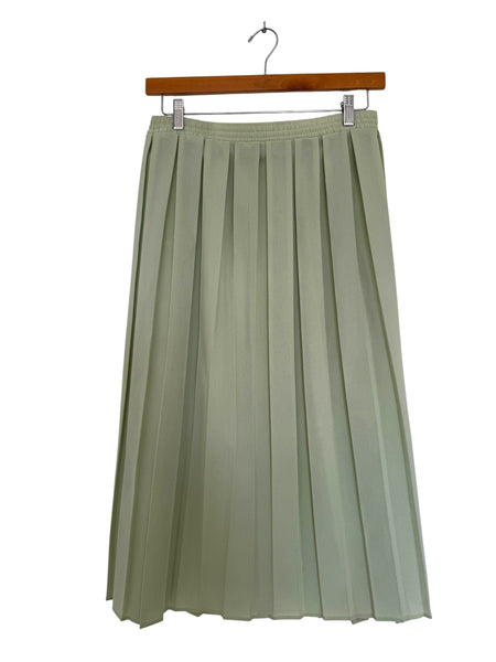 Green pleat skirt - Size 34