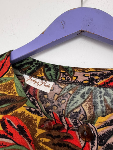 Vintage viscose top - Size XXL