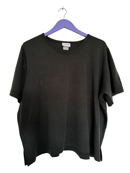 Dark olive top - Size XXXL