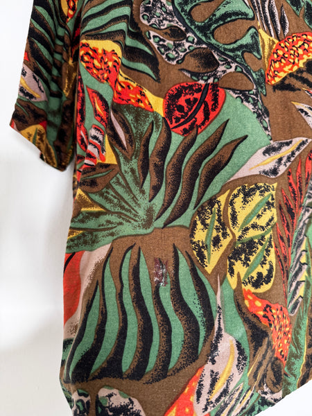 Vintage viscose top - Size XXL