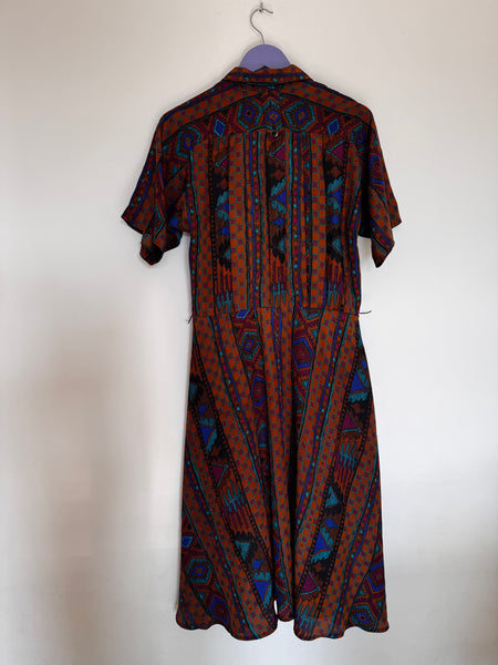 Brown vintage dress - Size 32