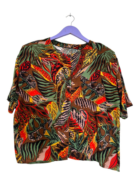 Vintage viscose top - Size XXL