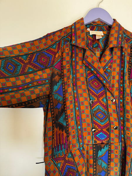 Brown vintage dress - Size 32
