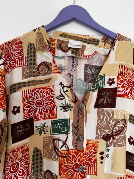 Viscose autumn blouse - Size 20
