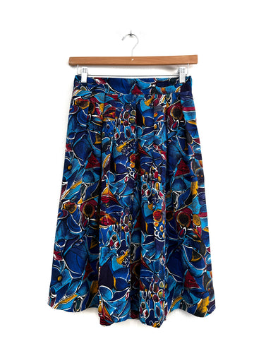 Blue vintage skirt - Size 16