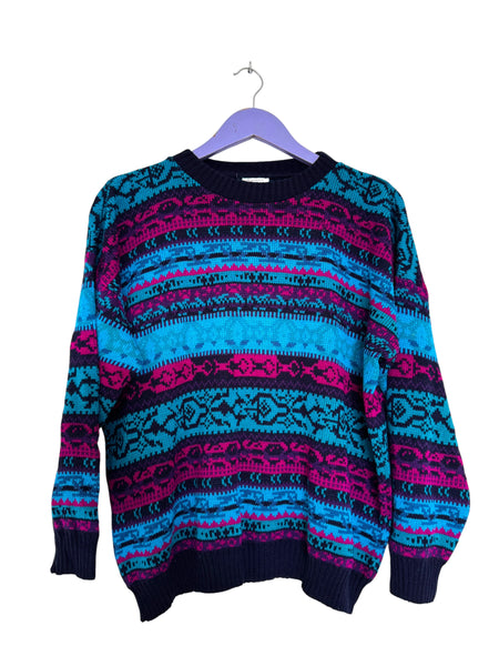 Blue vintage knit - Size XL