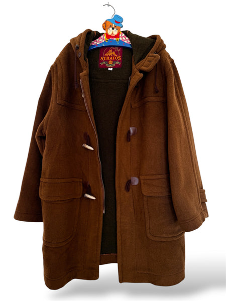 Wool blend duffle coat - Size Medium