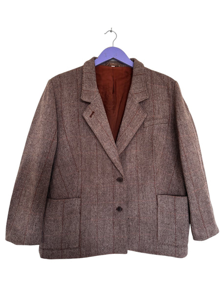 Brown tweed jacket - Size 48