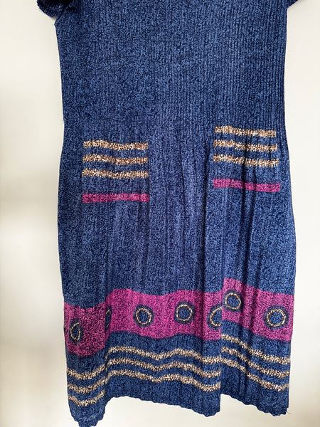 Blue vintage dress- Size XL