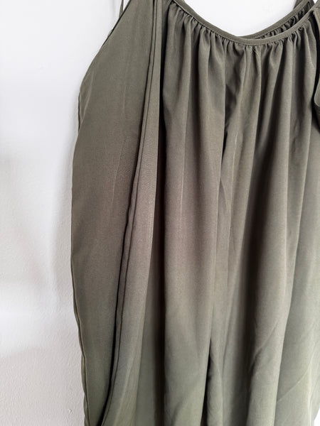 Khaki bubble jump suit - Size S-L