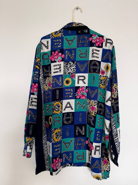 Blue vintage shirt - Size XL