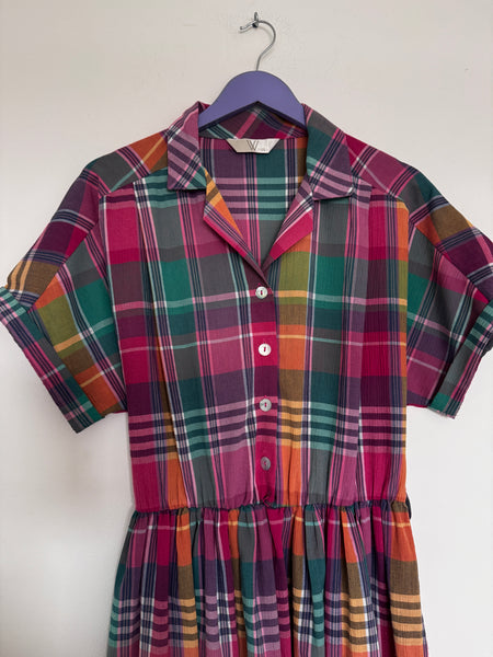 Vintage check dress - Size