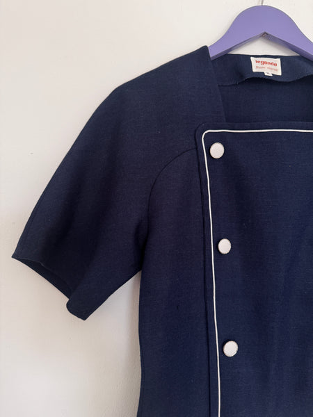 Navy vintage top - Size 32