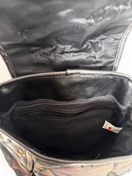 Névé Patch leather bag