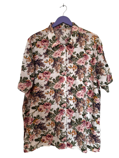 White rose shirt - Size 40