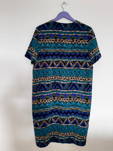Blue vintage dress- Size 16